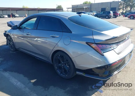 2025 Hyundai Elantra N Line из США, поврежденный, VIN KMHLR4DF4SU904210